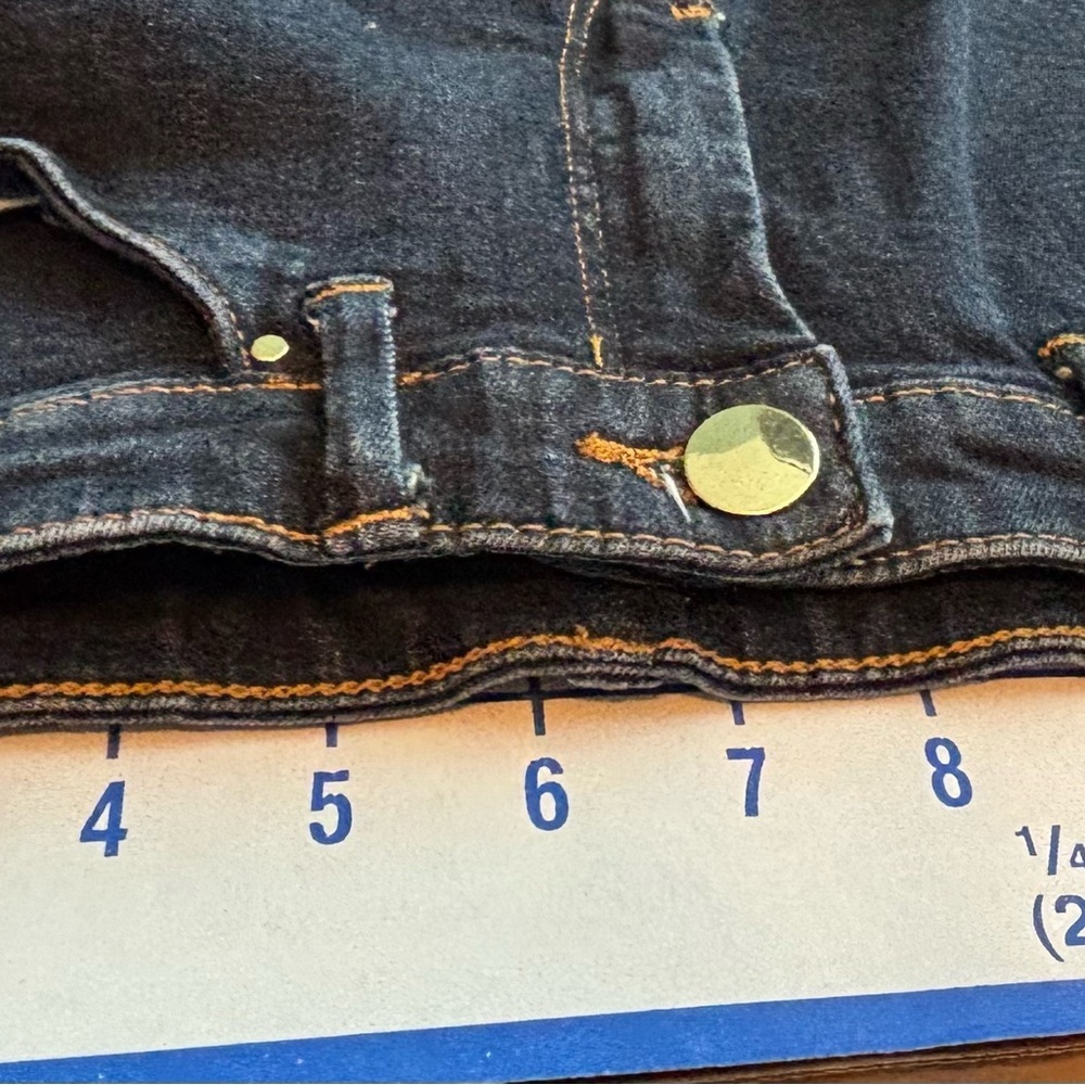H&M Dark Blue Skinny Jeans – Zipper Ankle – Size 6 - Picture 12 of 13